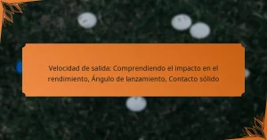 Velocidad de salida: Comprendiendo el impacto en el rendimiento, Ángulo de lanzamiento, Contacto sólido